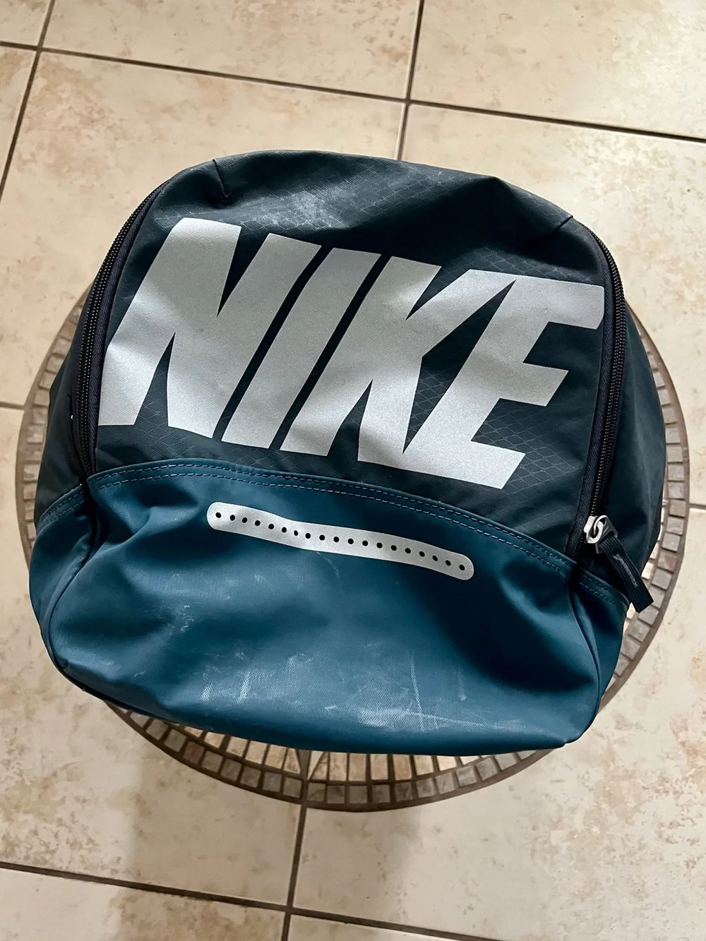 Nike Duffel Bag with Neon Lime Detail